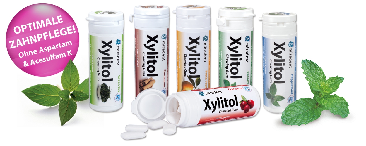 2. Xylitol Chewing Gums Xylitol statt Zucker